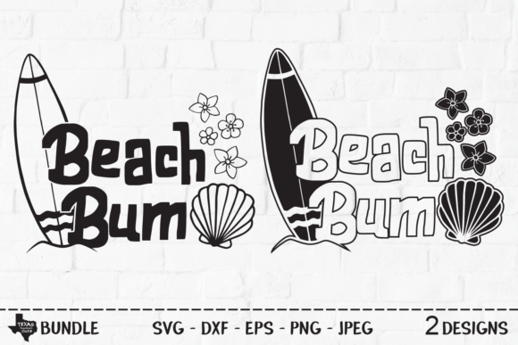 Beach Bum Bundle - Summer Shirt Design