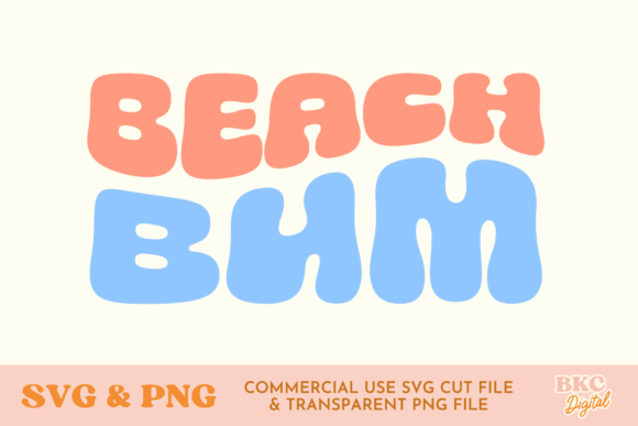 Beach Bum Summer SVG PNG for Graphics & T-Shirt Designs