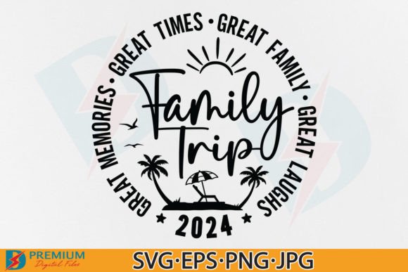 Family Trip SVG PNG, Summer Vacation Gift