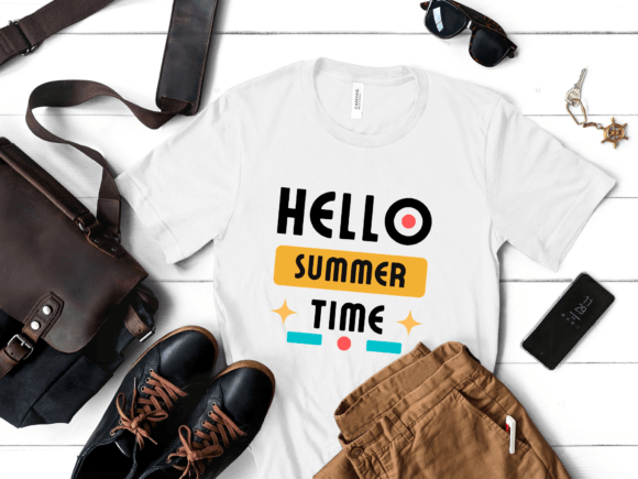 Hello Summer Time SVG PNG Graphics