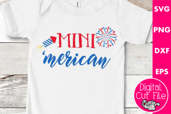 Mini Merican: Graphics for T-Shirt Designs