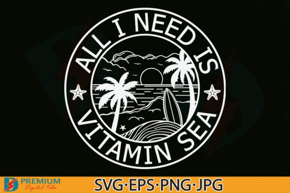Summer Beach Saying SVG: Graphics for T-Shirt Designs