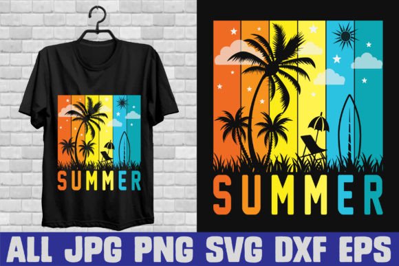 Summer Custom T-shirt Design Vector