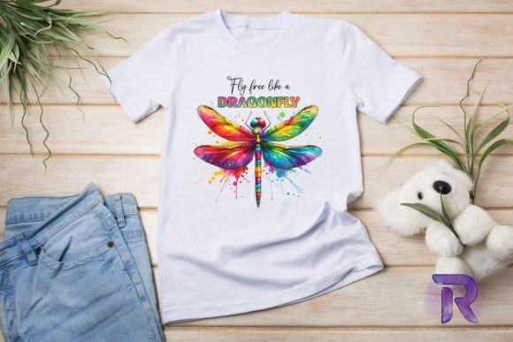 Summer Dragonfly PNG Graphics for T-Shirt Designs