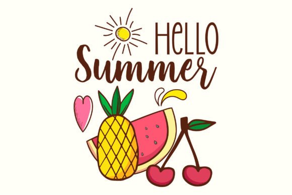 Summer T-shirt with Fruits