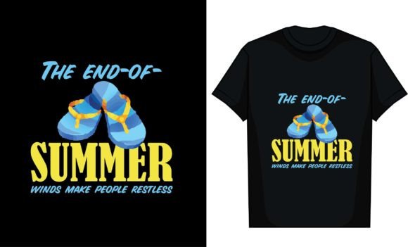 The End-of-Summer Winds Make People Rest: Graphics and T-Shirt Designs