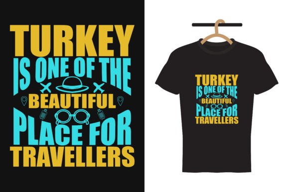 Travel T-Shirt Design for Turkey
